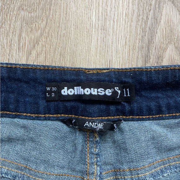 High Waisted Jean Shorts - Picture 4 of 4